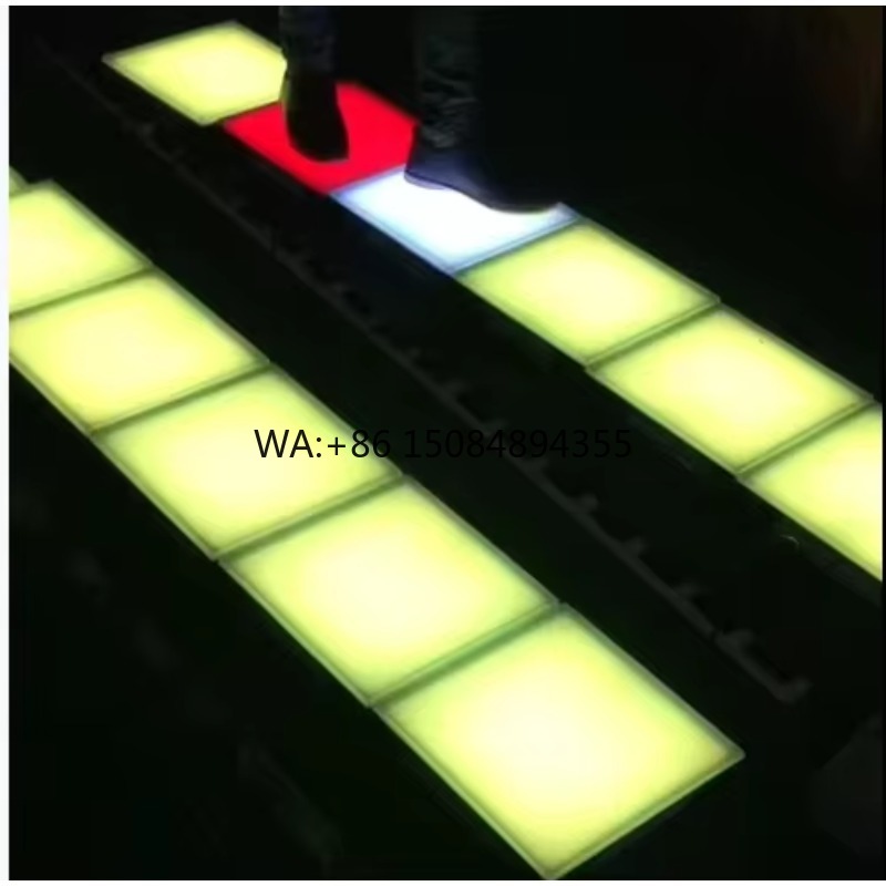 Outdoor Lighting Ip65 - 屋外IP65-67準拠フルRGBカラーLEDダンスフロアインタラクティブスクエアブリックライト（ゲームバーイベント用）