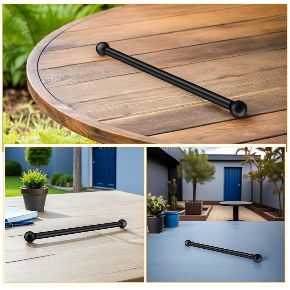 屋外用ランプポスト用クロスアーム2個。黒色の金属製で、頑丈な - Outdoor Lighting Black のレビューと価格