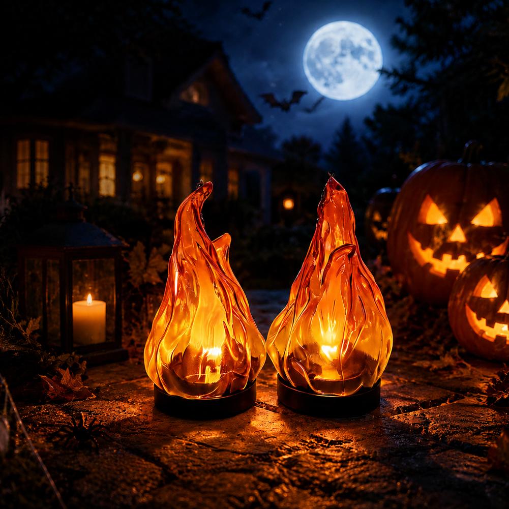 LED点滅炎ランタン IP65防水仕様、吊り下げ式、屋外用、 - Outdoor Lighting Effects のレビューと価格