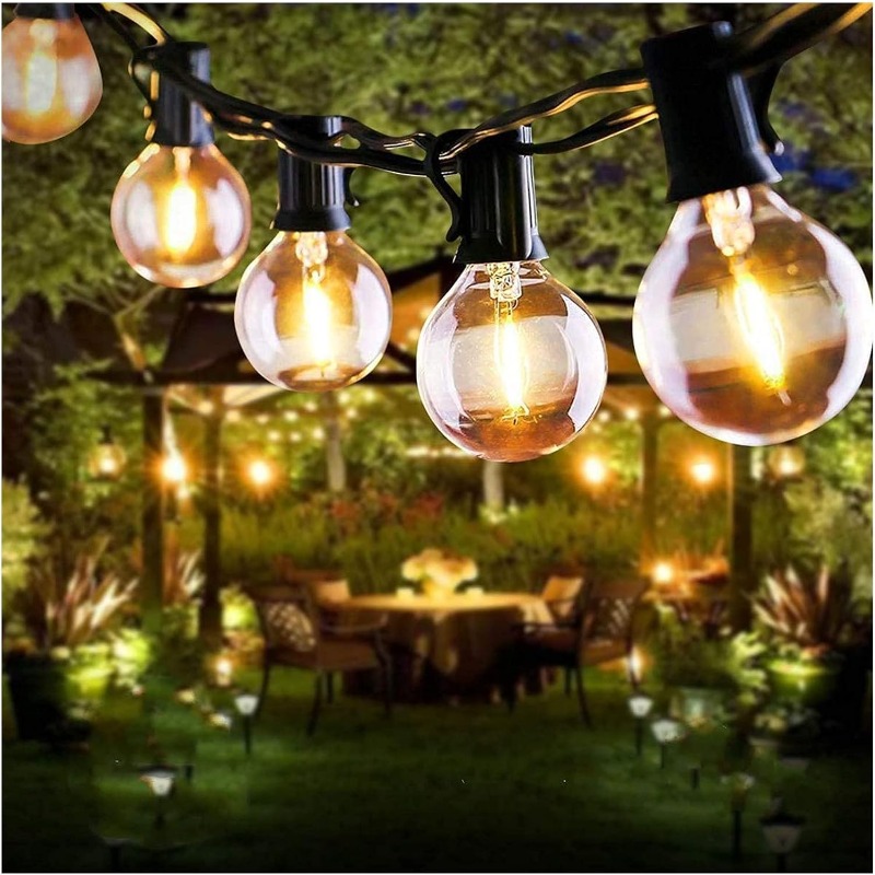 LED屋外ライトストリング 64フィート G40 ガーデンテ - Outdoor Lighting Effects のレビューと価格
