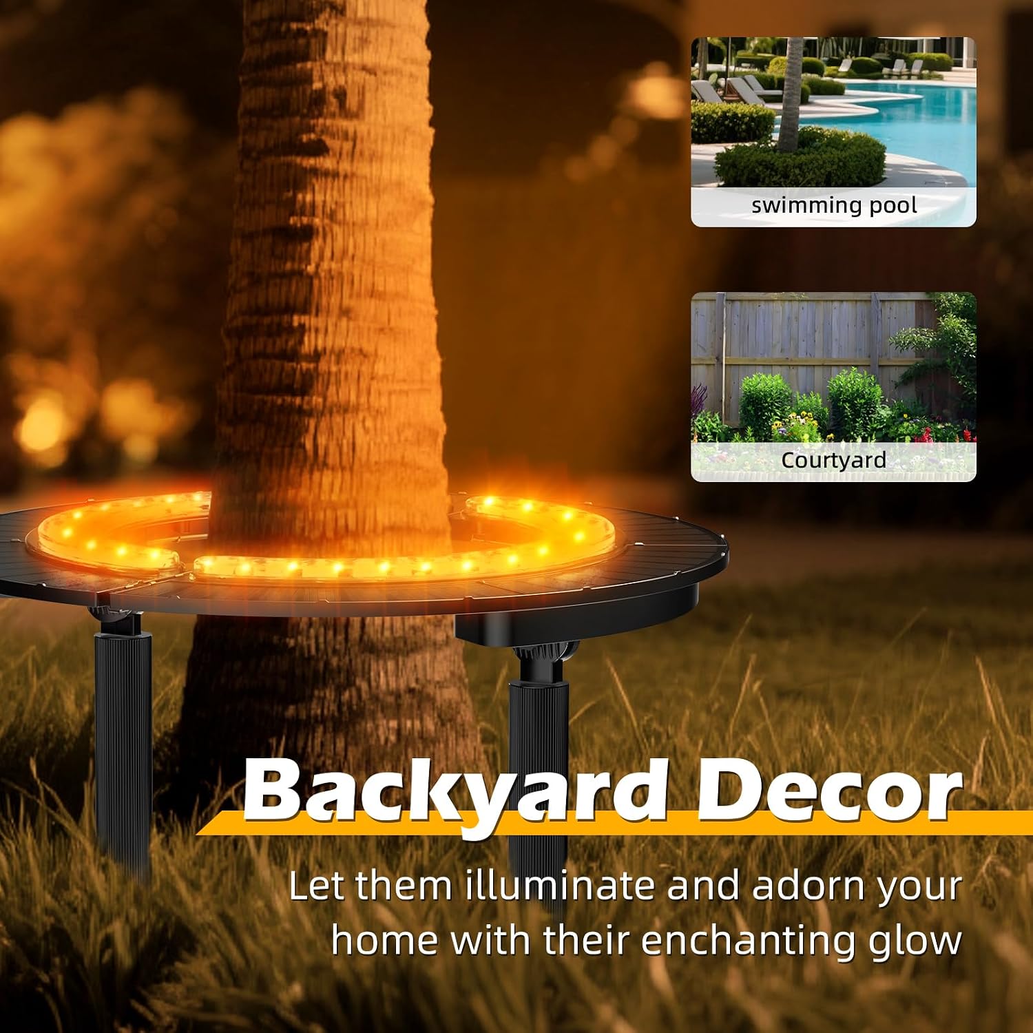ソーラーパームツリーライト ワイヤレス景観照明 ウォームホワ - Outdoor Lighting Wireless のレビューと価格